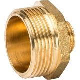 Ниппель латунный переходной наружная резьба 3/4"x1/2"