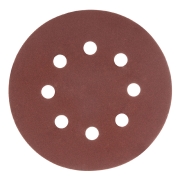 Круг абразивный на ворсовой основе под липучку, перфорированный 125мм P240 (5шт)