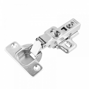 Петля мебельная полунакладная с доводчиком StahlBuro 1110 Clip-On хром (уп. 2 шт)