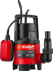 Насос дренажный для грязной воды 400 Вт ЗУБР
