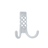 Крючок-вешалка №30 с полимерным покрытием, белая