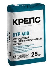 Ремонтная смесь КРЕПС БТР 400  (25кг) (1п 56шт)