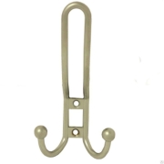 Крючок мебельный 3-х рожковый 208А ZY Дуга (хром матов)