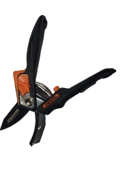 Секатор Afixs пружинный с наковальней зубчатый край