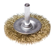 Щетка-крацовка для дрели со шпилькой дисковая 75 мм
