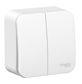 Выключатель ОУ 2кл. 10А, белый Systeme Electric BLANCA