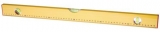 Уровень алюминиевый "Yellow" коробчатый корпус, линейка, 3 ампулы 100см