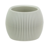 Кашпо Пиканто 0,7л  145x145x115мм белый ротанг с поддоном