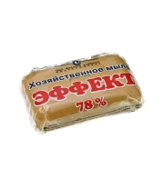 Мыло тверд. ЕЖК хоз. "Эффект" 78% 300 г. в прозр.полипроп.обертке