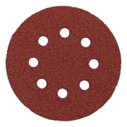Круг абразивный на ворсовой основе под липучку, перфорированный 125мм P120 (5шт)