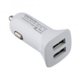 Автомобильный б/п 12V-5V GoPower GPC06-2U 2USB до 3,1A, белый