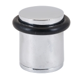 Ограничитель дверной малый с резиновой вставкой M71B, хром												