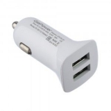 Автомобильный б/п 12V-5V GoPower GPC06-2U 2USB до 3,1A, белый