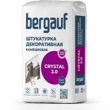 Штукатурка Бергауф Crystal декоративная камешковая цементная 2.0мм ЗИМА (25 кг) 