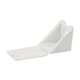 Полкодержатель пластмассовый (белый) №10 (уголок)