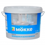 Краска акриловая интерьерная моющаяся MӦKKE (1кг) 