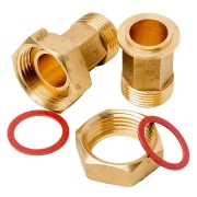 Штуцера для счетчиков 2шт. (присоедин. комплект)**