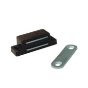 Магнитная Защелка мебельная усиленная 74х15 (коричневый)