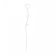 Держатель д/орхидей Сердце прозрачный h55 КРАТНО 10шт, цена за 1шт