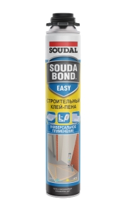 Клей - пена Соудал полиуретановый Soudabond Easy 750 мл ЗИМА (1кор=12 шт), арт.127285*