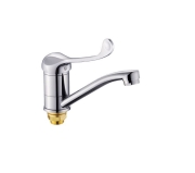 Смеситель Potato д/кухни Р4505-2 с кор. изливом с гайкой*