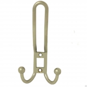 Крючок мебельный 3-х рожковый 208А ZY Дуга (хром матов)