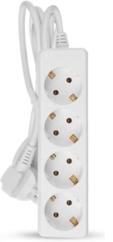 Удлинитель 4 роз. 5 м. с/з, ПВС 3х1, 16А/3500Вт