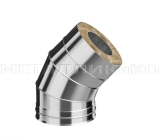 Колено Сэндвича-И 135×200×120; AISI 430 0.50+AISI 430 0.50 (КОНДЕНСАТ)