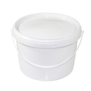 Ведро п/э с кр.10,0 л с ручкой (белое)