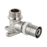 Угольник-пресс Valtec с креплением 16*1/2" НР*