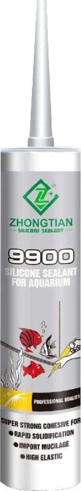 Герметик силиконовый ZT 9900 для аквариумов бесцветный 300мл (1уп 24шт )*