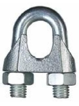 Зажим для стальных канатов DIN 741 М10 (25шт)