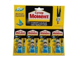 Клей Супер Момент гель на блистер-карте 3 гр