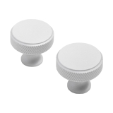 Ручка-кнопка мебельная StahlBuro AP2704 (2шт) W (мат. белый хром) 