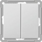 Выключатель СУ под рамку 2кл белый W59f Systeme Electric