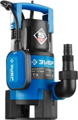 ЗУБР Профессионал НПГ-Т3-400, дренажный насос для грязной воды, 400 Вт