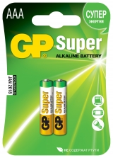 Батарейка ААА LR03 BL*2 GP Super 