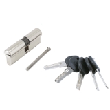 Цилиндровый механизм АЛЛЮР HD F 80-5K CP хром перф./кл.