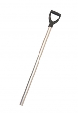 Черенок для лопаты алюминиевый 32мм с V-образной ручкой