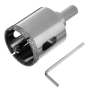 Коронка алмазная по керамограниту с центрирующим сверлом 25мм