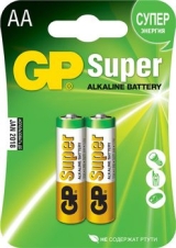 Батарейка АА LR6 BL*2 GP Super  