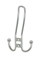 Крючок мебельный 3-х рожковый 208А ZY Дуга (хром матов)