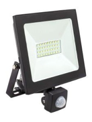 Прожектор св/д 30W (2400lm) 6400К с датчиком движения IP65  