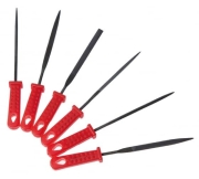 Набор надфилей 6 предметов 3x140 мм рукоятки ПВХ