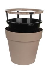Горшок Протея 9л d27 h24 фраппе с вкладкой
