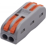 Клемма соединительная СМК проходная 2х(0,08-2,5/4 мм2) (10 шт) 