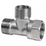 Тройник переход. 1/2" Вн-Нр-Нр ник.