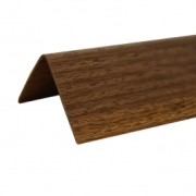 Уголок ПВХ 20х20 2,7 м орех 291 (25)