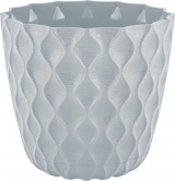 Горшок Wave 1,4л D145мм Утренний туман с дренажной сеткой с поддоном (уп.10)
