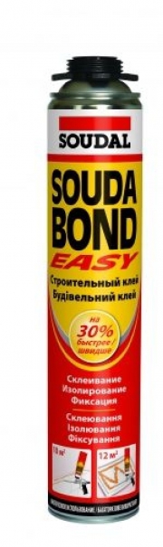 Клей - пена Соудал полиуретановый Soudabond Easy 750 мл , арт.121618